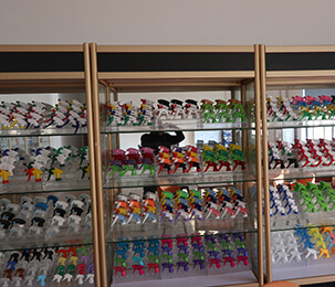 Esposizione della sala espositiva